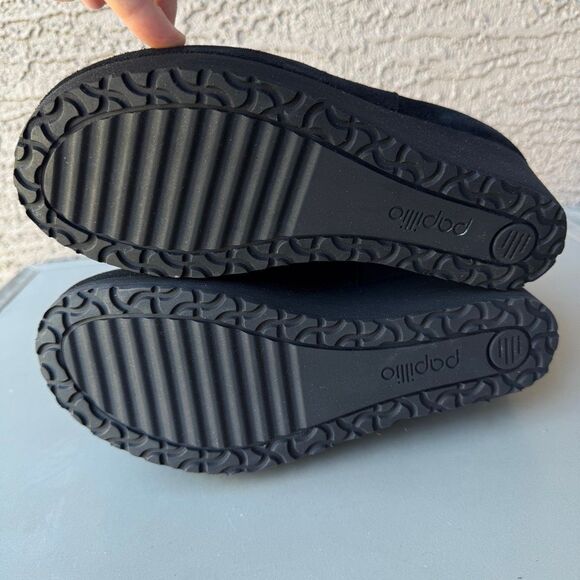 Birkenstock Papillio Ebba Wedge Boots Women’s 9US or 40EU Black Suede Leather - Picture 8 of 14